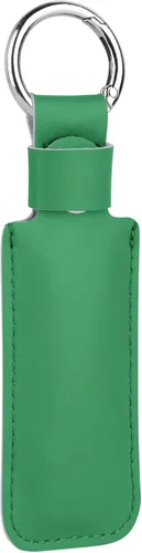 Vista 13 de Estuche de cuero de microfibra para unidad flash USB - Funda protectora antipérdida con llavero, estuche de almacenamiento portátil pequeño