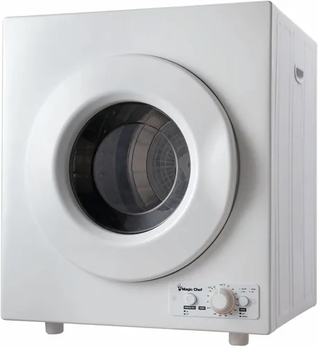 Vista 2 de Secadora eléctrica compacta blanca de 3.5 pies cúbicos