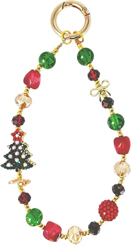 Vista 15 de Correa de muñeca para teléfono con cuentas de perlas, pulsera de teléfono desmontable con lengüeta de sujeción, pulsera universal con cuentas