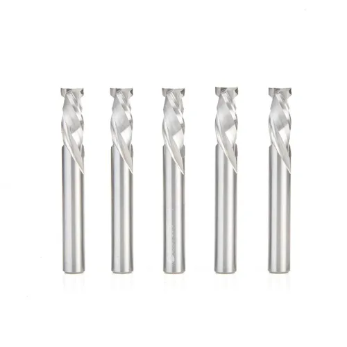 Vista 2 de Amana Tool - 46354 CNC Carburo Sólido Mortaja Compresión Espiral 1/2 Dia x 1-1/4 x 1/2