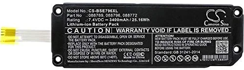 Vista 3 de Batería de repuesto para Bose Soundlink Mini 2 PN: Bose 088772, 088789, 088796 3400mAh / 25.16Wh