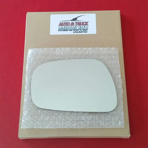 Vista 3 de Repuesto de vidrio de espejo + almohadillas adhesivas para Toyota Corolla Driver Side 2003-2008 (2003 2004 2005 2006 2007 2008 03 04 05 06 07 08)