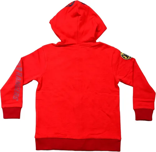 Vista 2 de Hasbro Power Rangers - Sudadera con capucha con cremallera para niños pequeños, azulrojo