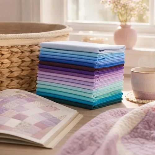 Vista 5 de iNee Aurora Solids Fat Quarters - Paquetes de tela para acolchar, 18 x 22 pulgadas, (Aurora Solids)