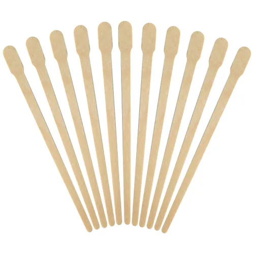 Vista 4 de 1000 varillas de madera de cera, aplicadores de cera para eliminación de cabello, cuerpo, cejas y nariz