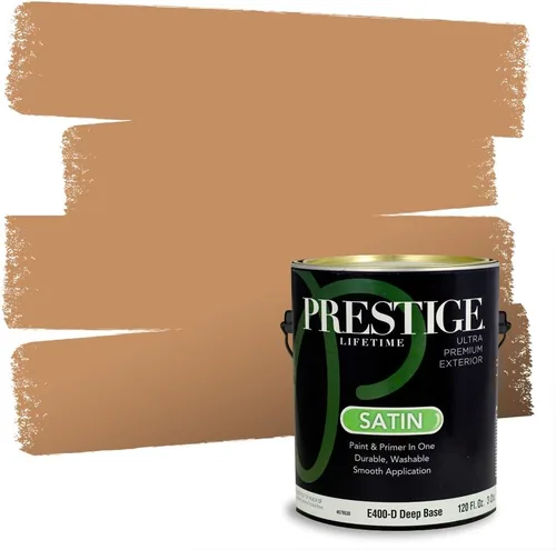 Vista 129 de PRESTIGE Pintura exterior e imprimación en uno, bronceado Aberdeen, plano, 1 galón