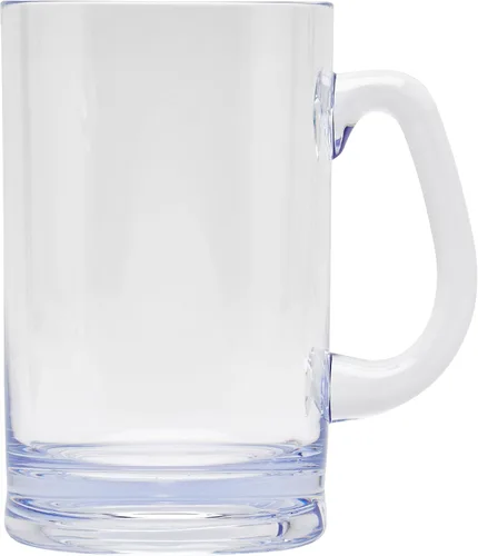 Vista 4 de G.E.T. SW-1464-CL - Taza de plástico resistente a la rotura, 20 onzas, transparente (juego de 12)