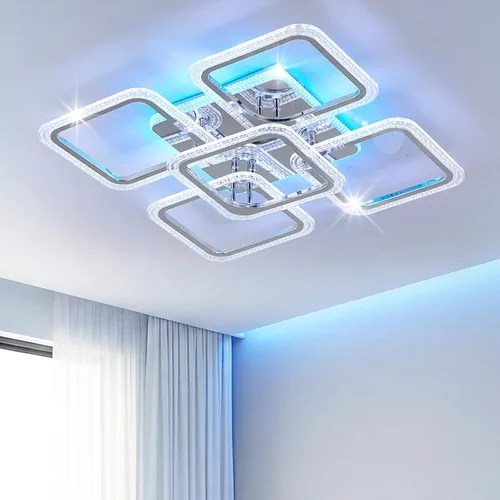 Vista 18 de Ceiling Lighting Fixtures, Multi Color Led Ceiling Light, Rgb Ceiling Light Led ceiling light, Indoor dimmable light, Can control color lights