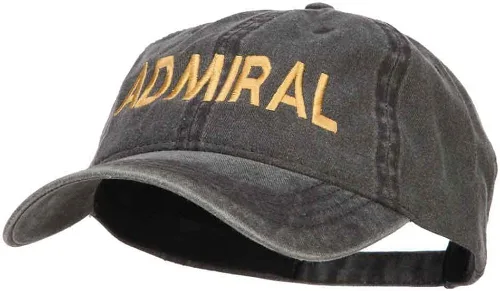 Vista 2 de e4Hats.com Admiral - Gorra con hebilla bordada