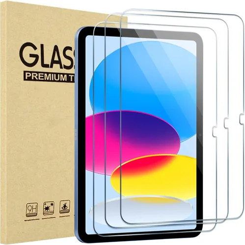 Vista 10 de ProCase Paquete de 1 protector de pantalla para iPad A16 2025 de 11ª/10ª generación 2022 (11 pulgadas/10.9), protector de película de vidrio