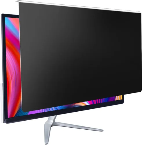 Vista 10 de Paquete de 2 filtros de pantalla de privacidad para computadora de 27 pulgadas, protector de pantalla de privacidad para colgar compatible