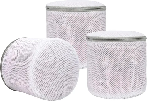 Vista 7 de GOGOODA Bolsa de malla para ropa delicada, juego de 2 bolsas de lencería para lavadora, ideal para lavandería, medias, blusas, ropa