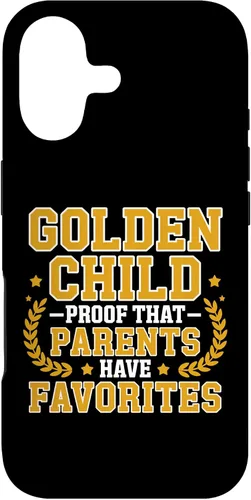 Vista 32 de Golden Child Mom's Favorite Gifted Kids Sibling Rivalry Art Case for iPhone 16