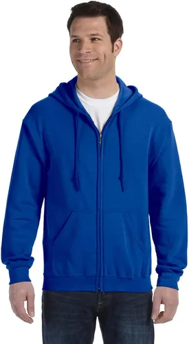 Vista 19 de Gildan Sudadera con capucha y cremallera completa para hombre