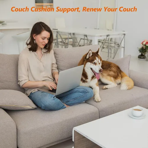 Vista 2 de Soporte de Cojines de Sofá para Asiento Caído de 20 x 20 pulgadas, Almohadillas de Inserción, Tablero de Soporte, Cojín de Asiento de Sofá
