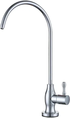 Vista 8 de Grifo de agua potable, para debajo del fregadero, sistema de filtro de agua, fregadero de barra de cocina, grifo RO, oro cepillado