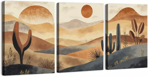 Vista 9 de Lienzo de montaña ahumada en blanco y negro, arte de pared, imágenes de bosque, decoración de pared, árboles brumosos, paisaje, pinturas