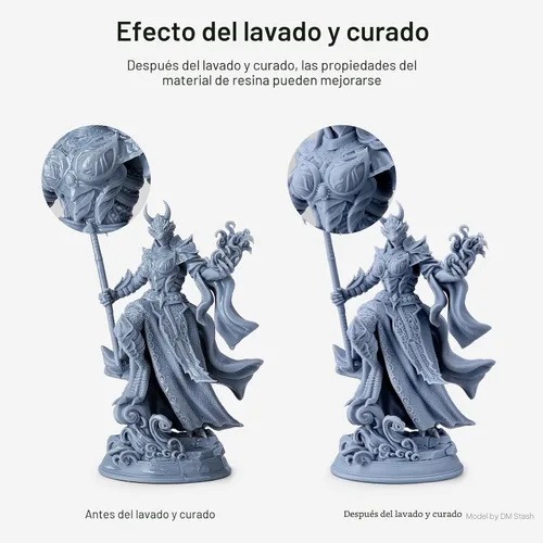 Vista 3 de ELEGOO Mercury Plus V3.0 - Estación de lavado y curado, gran capacidad de 7.5 L, compatible con impresoras 3D Mars Saturn Photon Halot MSLA LCD DLP
