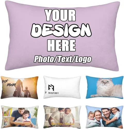 Vista 8 de Funda de almohada decorativa personalizada con foto de pareja, funda de cojín decorativo personalizada, fundas de almohada personalizadas