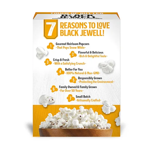 Vista 3 de Black Jewell Palomitas de maíz gourmet para microondas, toque de mantequilla, 10.5 onzas (paquete de 6)