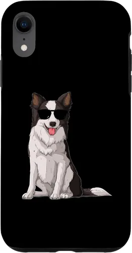 Vista 25 de Border Collie With Sunglasses Funny Border Collie Owner Dog Case for iPhone 16
