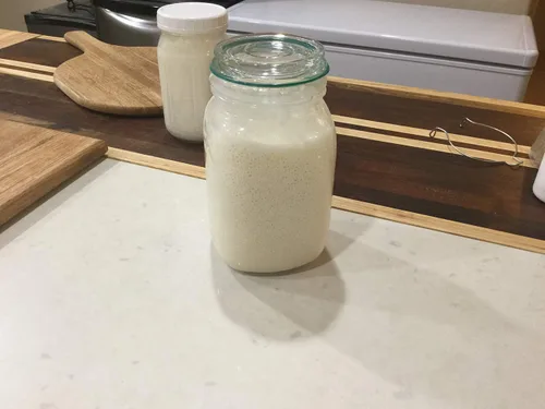 Vista 3 de Arrancador de masa madre auténtica cultura de San Francisco con receta fácil a prueba de tontos. Verdadero iniciador de masa madre orgánica original
