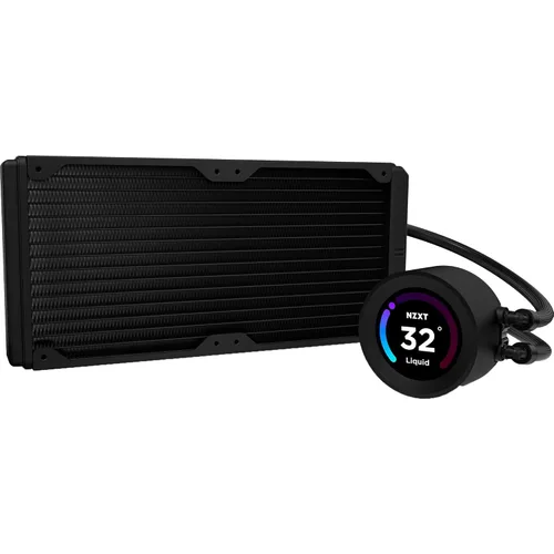 Vista 6 de Enfriador de agua NZXT Kraken Elite 280 RGB - 11.024 in con pantalla, controlador RGB y ventiladores RGB negro