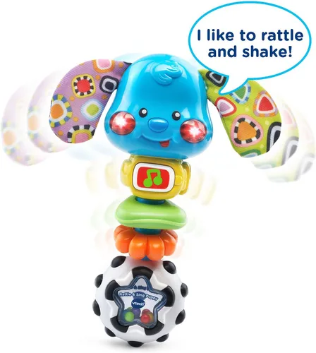 Vista 2 de VTech Cachorro sonajero para bebés que canta (embalaje abrefácil)