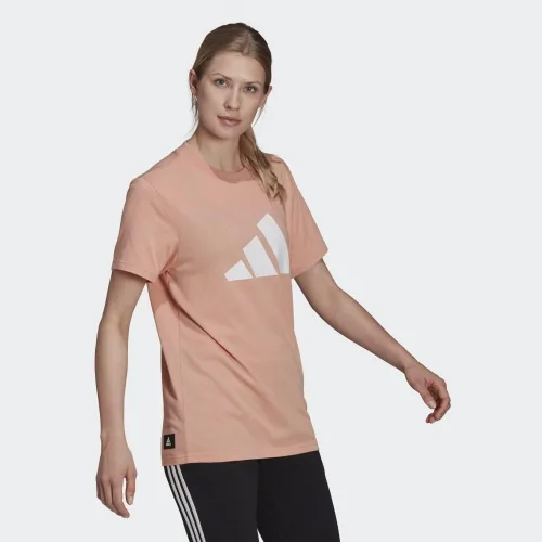 Vista 5 de adidas Women's Sportswear Three Bar T-Shirt