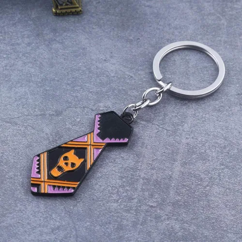 Vista 6 de FunBoat JJBA JoJo - Llavero de flecha con soporte, diseño de diamante loco de Josuke y Kira Killer Queen, regalo para adolescentes, hombres y mujeres