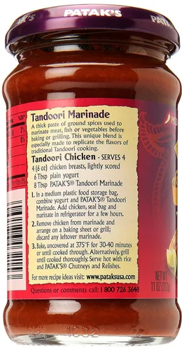 Vista 4 de PASTA PATAKS TANDOORI 11OZ
