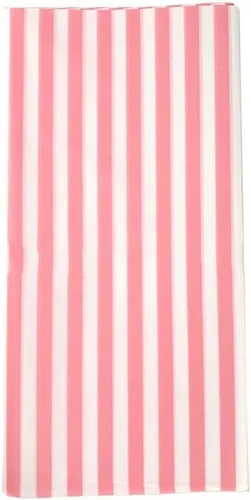 Vista 6 de oocc Mantel desechable con rayas blancas, 54 x 108 pulgadas, 2 unidades Raya blanca