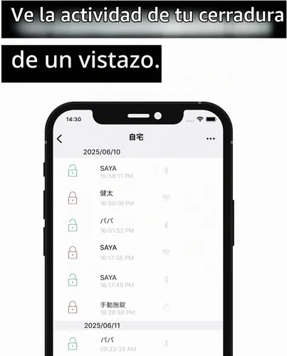 Vista 5 de CANDY HOUSE Sesame 5 US, cerradura inteligente, cerrojo electrónico Bluetooth, bloqueo automático, cerradura de puerta de entrada sin llave