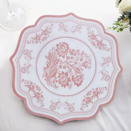 Vista 16 de Efavormart - Paquete de 50 platos redondos de bagazo biodegradables blancos de 7 pulgadas, compostables, ecológicos, desechables, aperitivos, Tipo 17