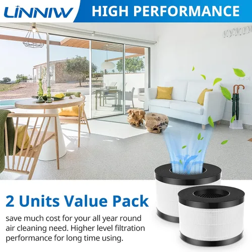 Vista 9 de Reemplazo del filtro AP01 solo compatible con Himox AP01(H01) purificador de aire para reemplazo de filtro Himox, potente filtración de 3 etapas