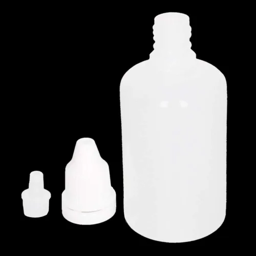 Vista 5 de Othmro 10 botellas de plástico de polietileno de 1.7 onzas con cuentagotas de ojo de laboratorio de 1.7 fl oz, botella con gotero líquido para ojos