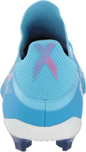 Vista 3 de adidas Tenis de fútbol unisex para adultos X Speedflow.2, CieloRosaBlanco