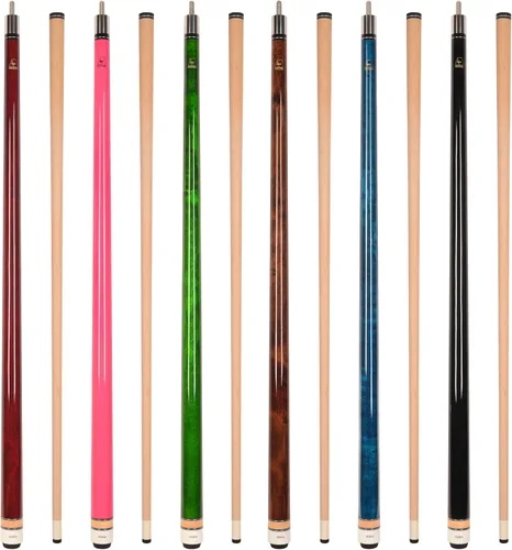 Vista 9 de ASKA L3 Wrapless Pool Cue Stick Sets, 58" 2-Piece Canadian Hard Rock Maple Billiard Cues, 13mm Leather Tip, 5/16x18 Joint, Choice of Sets Mezclado