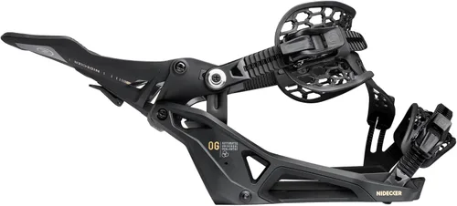 Vista 5 de Nidecker OG Supermatic Men's Rear-Entry Snowboard Bindings Negro