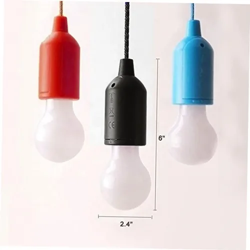 Vista 6 de VANZACK 4 unids bombillas LED tira cable luz LED tira de luz colgante bombilla LED tira de alambre cordón bombilla negro LED colgante luces