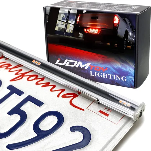 Vista 9 de iJDMTOY Kit de luz de conducción de 3 puntos LED ámbar estilo Raptor, ajuste universal compatible con todos los camiones, SUV, RV