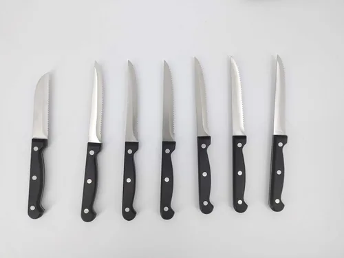 Vista 6 de Juego de 17 piezas de bloque de cubiertos de cocina Acero inoxidable Chef Madera Profesional 15276-NPF
