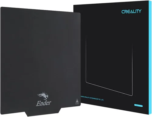 Vista 23 de Creality K1 SE Placa de construcción de resina epoxi, cama Ender 3 V3 SE de 235 x 235 mm, placa de cama de acero de resorte texturizado