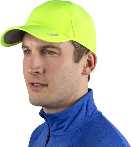 Vista 17 de TrailHeads Sombrero de verano para correr con protección UPF 50 de secado rápido para hombre Negro