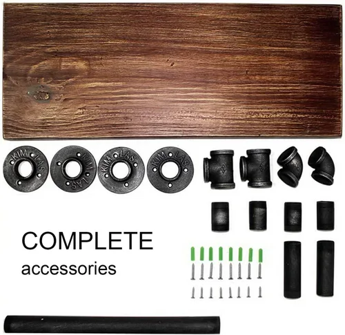 Vista 5 de Drsyffsup Estante de pared – Estantes de almacenamiento flotantes para utensilios/cosméticos, libros, repisa de fotos, toallero de baño, rieles