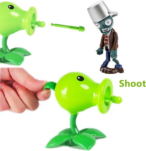 Vista 5 de JHESAO Juego de 7 figuras de acción de plantas y zombis, figuras de acción Zombies PVZ, serie 1, 2, grandes regalos para niños y fanáticos