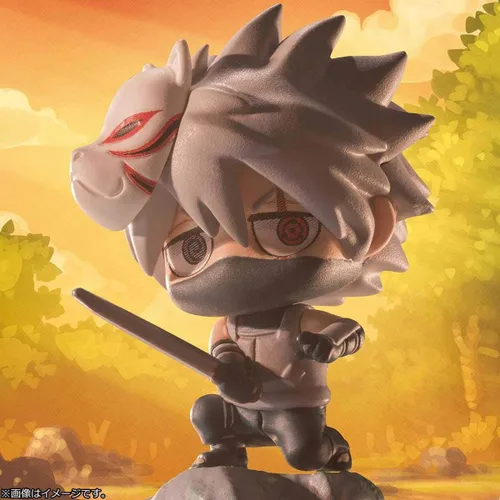 Vista 5 de Megahouse Petit Chara Land Naruto Shippuden: Conjunto especial de Kakashi Hatake