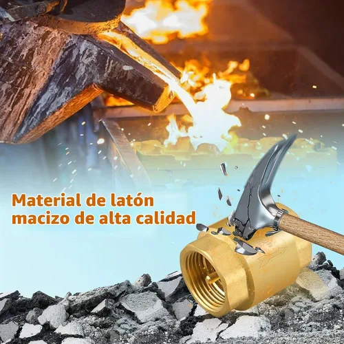 Vista 4 de Boltigen Válvula de retención de resorte de latón macizo, rosca hembra NPT de 1-1/2 pulgadas, sin retorno, válvula de retención de agua vertical
