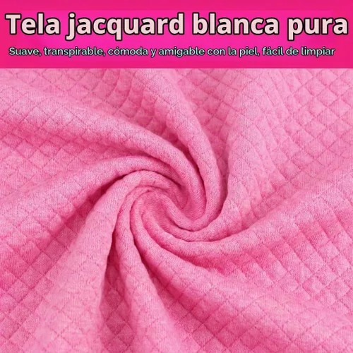 Vista 5 de 2 fundas de almohada de repuesto para patas Contour Legacy, lavable con cremallera, ligera y suave, solo funda (rosa melocotón)