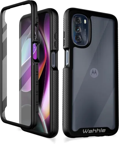 Vista 76 de Funda compatible con Motorola Edge 5G UW, protector de pantalla integrado de cuerpo completo, a prueba de golpes, ajuste delgado, funda protectora